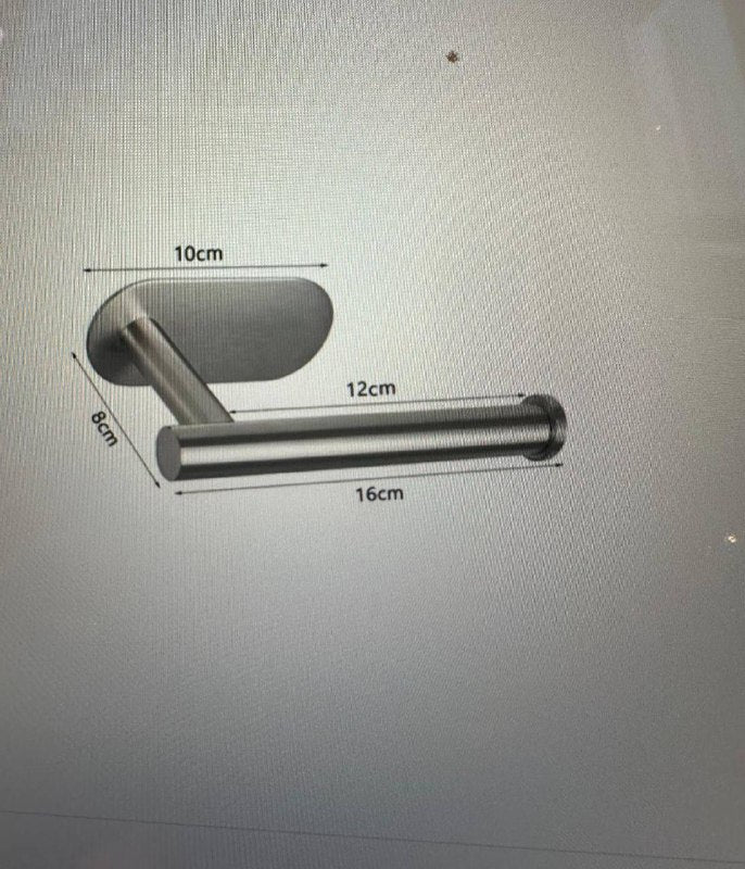 Elegant Wall-Mount Toilet Roll Holder