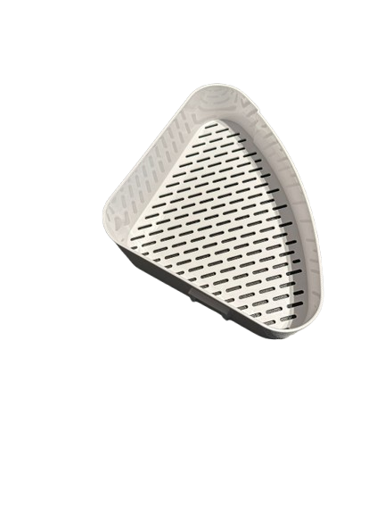 Flex adhesive corner bin